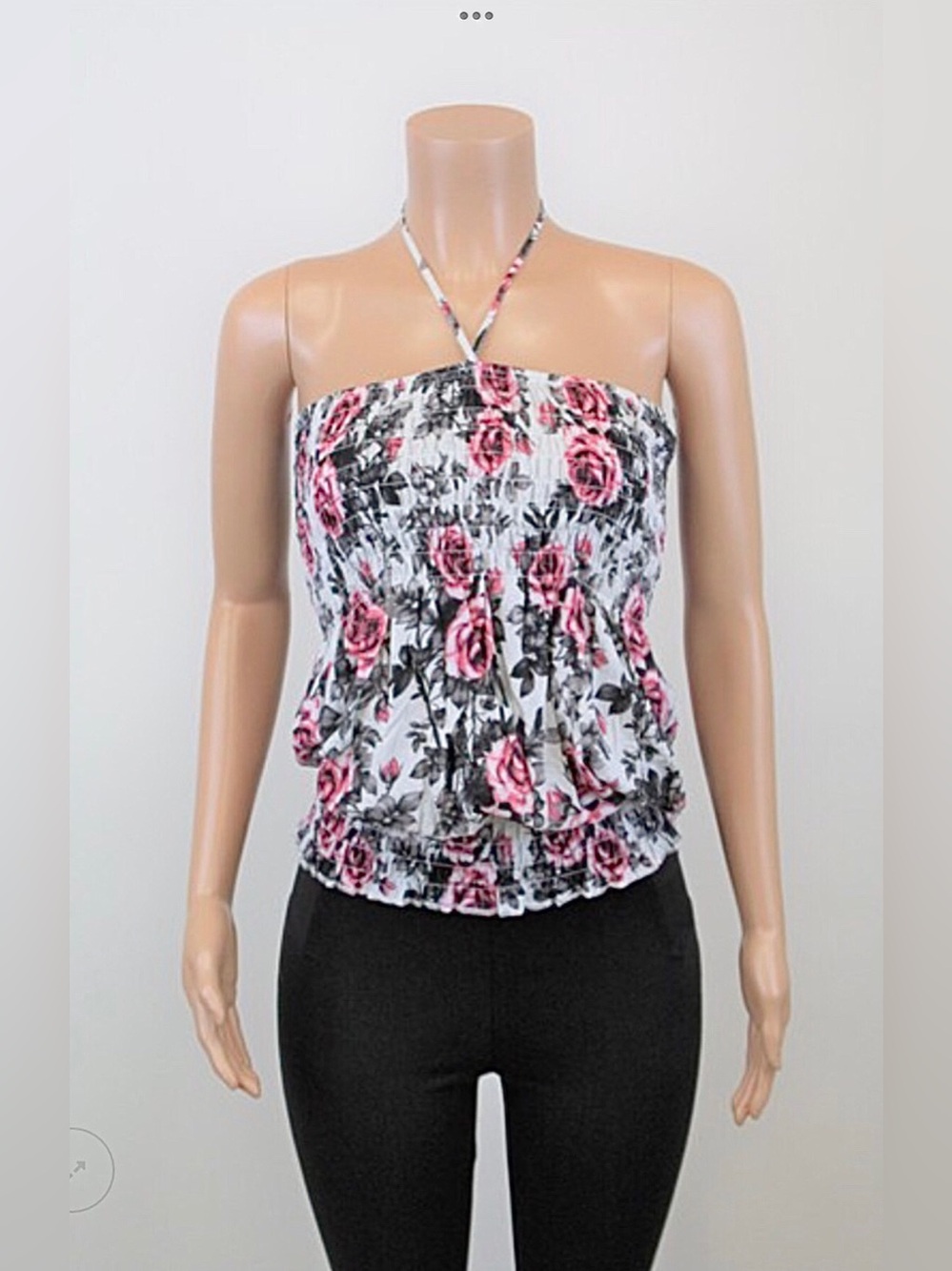 Guilty Sleeveless Bubble Halter Top